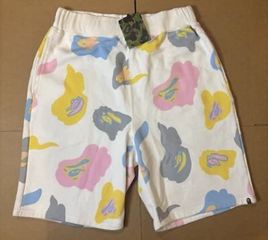 BAPE Def camo sweat shorts Cotton Candy White A Bathing Ape Size XL 2021 Season - Imagen 1 de 4