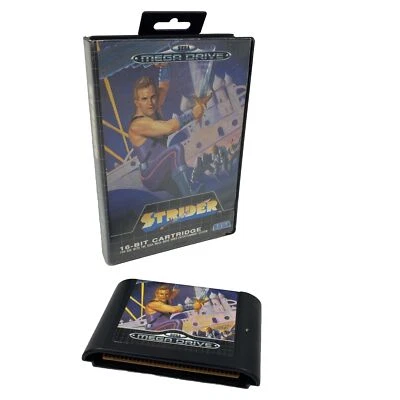 Strider Sega Mega Drive Original 16 Bit Cartridge Game 1990 Australian Release - Image 1 of 4
