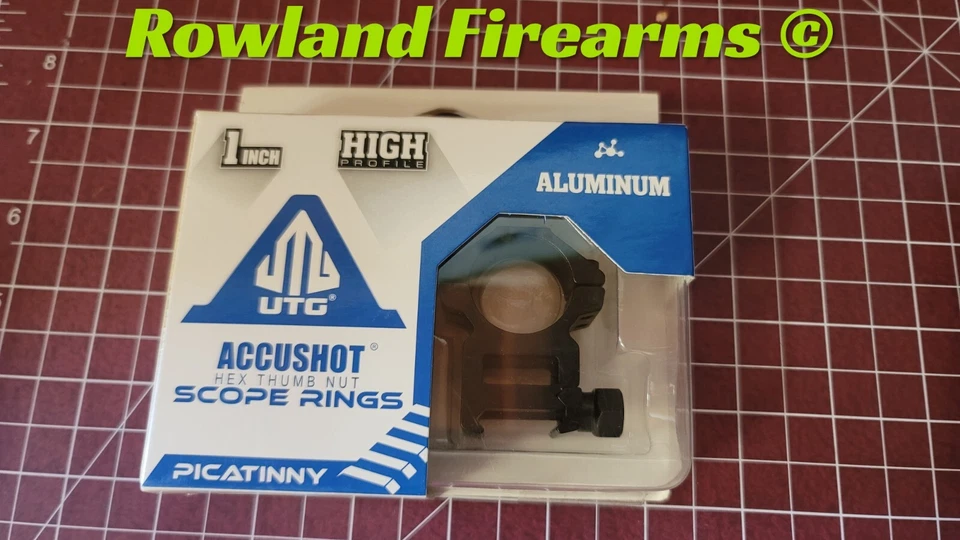 UTG ACCUSHOT 1 英寸高调皮卡汀尼织布戒指 RGWM-25H4 — 第 1/1 张图片