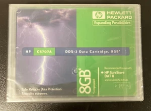HP 8GB DDS-2 data tape cartridge, sealed (C5707A) - Afbeelding 1 van 3