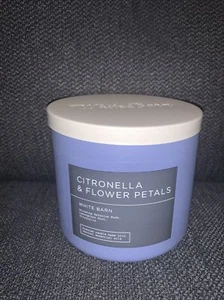 White Barn, Citronella & Flower Petals Scented Candle With Essential Oil 14.5oz - Picture 1 of 4