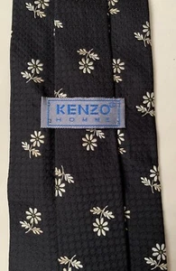 100% Silk Kenzo Men's 100% Silk Floral Tie / Collector / Made in Italy - Picture 1 of 5
