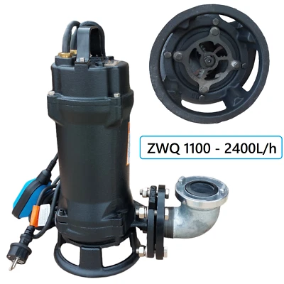 Industrie Fäkalienpumpe Schneidmesser Schmutzwasserpumpe 1,1kW - 230V - 24000L/h - Bild 1 von 4