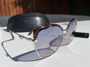 Ted Baker Women’s Sunglasses - Gold - Purple Gradient - TB1661 244 60 - Picture 1 of 17