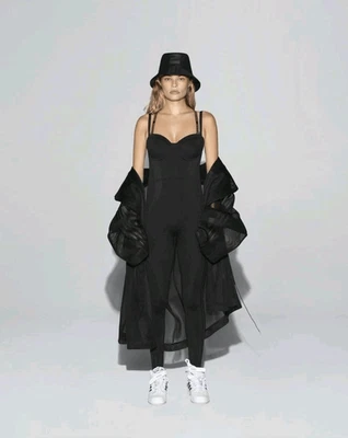 Adidas x Ivy Park by Beyonce Limited Collection Knit Catsuit Black Size M $250 - Image 1 of 4