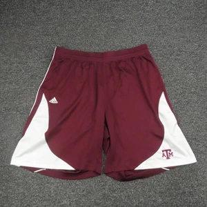Texas A&M Aggies Shorts Herren 2XL weinrot weiß NCAA Basketball Adidas Team Ausrüstung - Bild 1 von 8