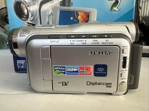 Tested Samsung SCD103 DV Digital Video Camcorder 18X Digital Zoom Nite Mode - Picture 1 of 6