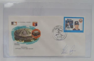 NOLAN RYAN Autographed 1988 US Baseball Series Grenada First Day Cover PSA/DNA - Picture 1 of 5