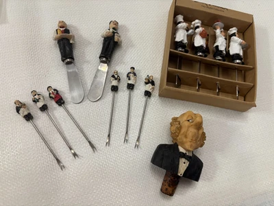 Matre de cocktail party picks - cuchillos y stropper de vino Foto 1 de 4