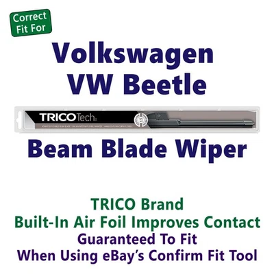 Wiper Blade(数量 1)光束适合 1998 - 2010 年大众甲壳虫 - 19210 — 第 1/4 张图片