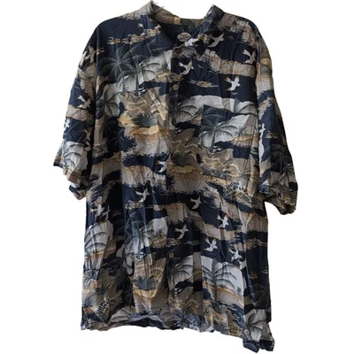 Tommy Bahama Men's XXL Camp Shirt Hawaiian Resortwear Cabana Tropical Beach 2XL - Image 1 of 4