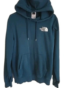 The North Face türkis Langarm Pullover Kapuze Logo Medium Hoodie - Bild 1 von 5