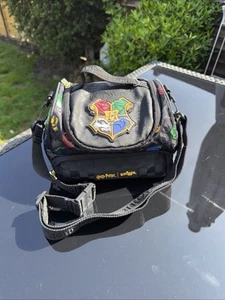 NEW Smiggle HARRY POTTER Double Compartment Lunchbox Sandwich Bag STRAP Black - Picture 1 of 6
