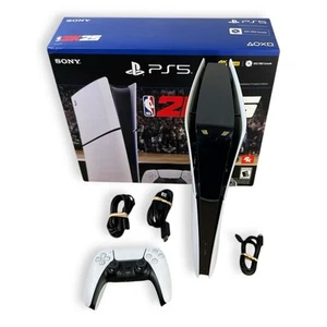 Barely Used Sony PS5 Playstation 5 Slim Digital Edition (No disc drive) CFI-2015 - Picture 1 of 16