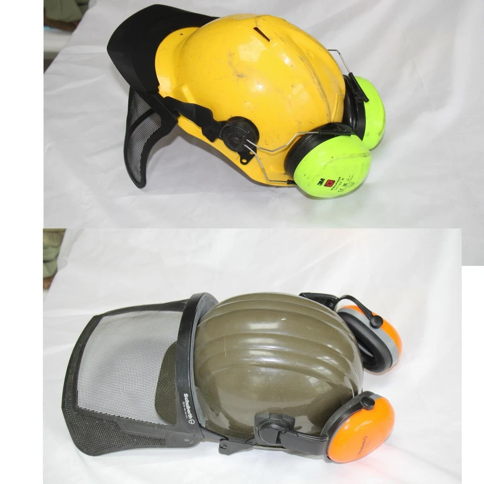Forstschutzhelm Forsthelm Waldarbeiterhelm Set Gesichts- und Gehörschutz Peltor - Bild 1 von 3