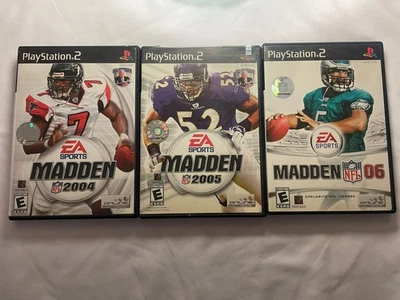 Sony Playstation 2 PS2 "Madden NFL" 3x Juego LOTE 2004 2005 2006 - Probado Funcionando Foto 1 de 3