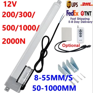 DC 12V Elektrischer Linearantrieb Linearmotor Heavy Duty 50mm 800mm 1000mm 2000N - Bild 1 von 45