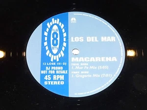 LOS DEL MAR - MACARENA - UK 2-track 12" Vinyl Single - DJ Promo - Bild 1 von 5