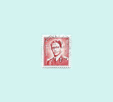 Belgium 1958 2 Francs King Baudouin postal stamp RED