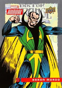BARON MORDO / MARVEL ANNUAL 2016-17 (2017) BASE Trading Card #09 - Picture 1 of 2