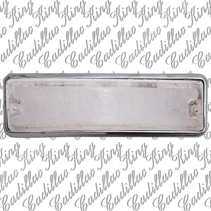 57 1957 Cadillac Fleetwood Back Up Light ASSEMBLY HOUSING with lens + BEZEL - Picture 1 of 18