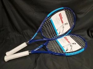 Set of 2 Wilson Ultra Power XL 112 Blue Tennis Racquet Racket 4 3/8” Grip NEW - Picture 1 of 5