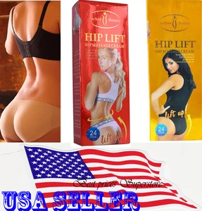 Natural Hip Lift Up Cream Butt Buttock Booty Enhancer Bigger Enlargement Massage - Picture 1 of 8