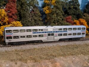 Custom Kato N Scale Virginia Railway Express Nippon Sharyo Coach V807 106-8706
