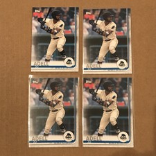 Jo Adell 2019 Topps Pro Debut #141 Mobile BayBears Rookie Lot Of 4