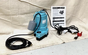 LITTLE GIANT 509933 Effluent Pump 4/10 HP Tether Float 3/4" Max Dia. 110V AC - Picture 1 of 7