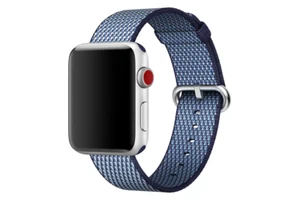 Oryginalna bransoletka Apple Watch tkana nylon niebieski o północy 42mm - Zdjęcie 1 z 2