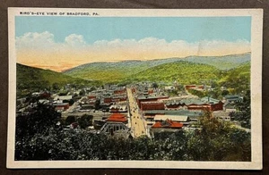 Bradford PA Bird's Eye view of Bradford PA SHIPS FREE - Picture 1 of 2