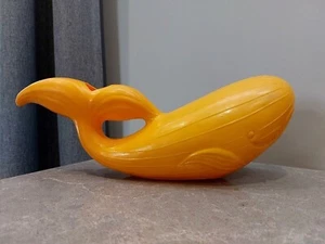 Vintage USSR Watering Can Whale Soviet Plastic Watering Can Green Kids Watering  - Picture 1 of 10