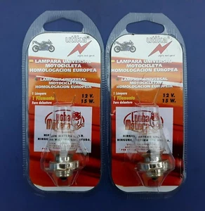10 x Lámpara Universal 12V 15W 1 Filamento Moto Faro delantero Marca UTIKA - Imagen 1 de 1