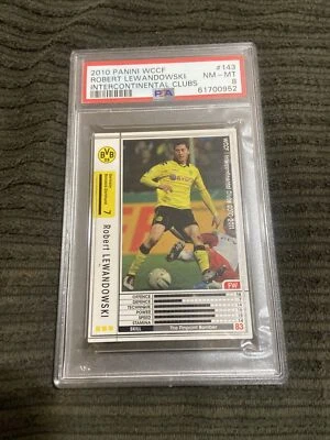 2010 Panini WCCF #143 Robert Lewandowski Rookie Card RC PSA 8 NM-MT Poland - Image 1 of 2