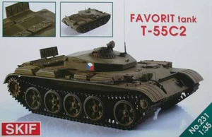 Skif 231 - 1/35 - Tanque de Entrenamiento de Conductores Checos T-55C-2 Kit Modelo Plástico 'Favorito' - Imagen 1 de 12