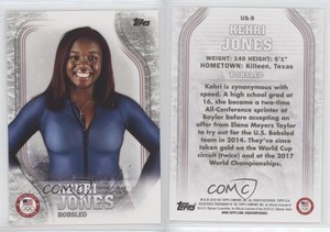 2018 US Olympic & Paralympic Team and Hopefuls Silver Kehri Jones Rookie RC