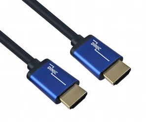 DINIC Premium HDMI 2.1 Kabel, 8k 60Hz, 4k 120Hz, vergoldete Kontakte, 1m - Bild 1 von 5