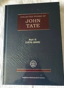 Collected Works of John Tate 1976-2006 Part 2 Jean-Pierre Serre Hardcover Sealed - Picture 1 of 4