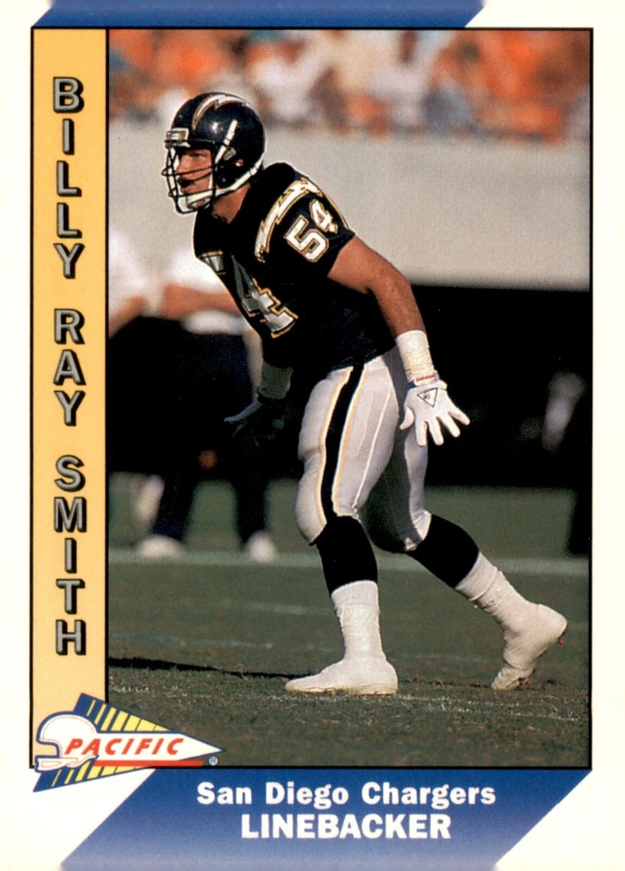 S1R4: 1991 PACIFIC BASE FOOTBALL CARDS YOU CHOOSE 400-550NFL CARDS - Image 1 of 1
