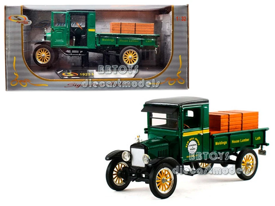 1923 FORD MODEL TT LAMBER TRUCK GREEN 1:32 DIECAST BY SIGNATURE MODELS 32385 - Image 1 of 1