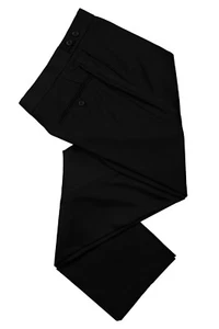 Mens Black Tuxedo Trouser Formal Prom Trousers Dinner Suit Wedding Dress Ex Hire - Picture 1 of 8