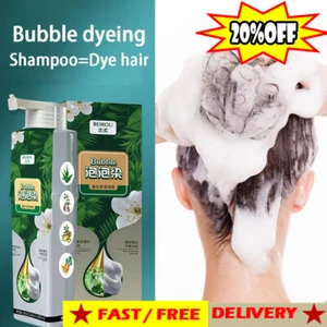 2024 New Pure Plant Extract For Grey Hair Color Bubble Dye Bubble Hair Dye❀ - Picture 1 of 24