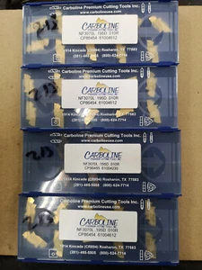 CARBOLINE PREMIUM CARBIDE INSERTS NF3070L 195D 010R CP86454 61004612 LOT 213 - Picture 1 of 3