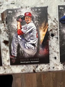 2018 TOPPS INCEPTION ROOKIE CARD WASHINGTON NATIONALS ERICK FEDDE #95 - Picture 1 of 1