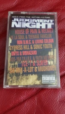 Judgement Night Movie Soundtrack Cassette Hip Hop and Rock 1993 Ice-T * SLAYER - Image 1 of 4