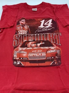 Brand New Tony Stewart Red T-Shirt Men's L #14 Stewart Haas Racing Nascar Race - Picture 1 of 5