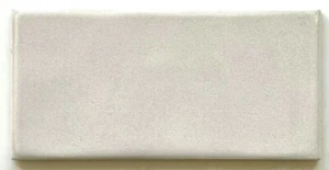 3x6 Bella Soft Gray Glossy Artisan Surface Subway Ceramic Wall Tile MADE IN USA - Picture 1 of 4