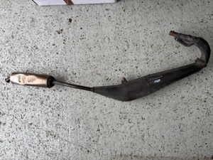 APRILIA RS50 EXHAUST down pipe B-117 C-1076 with damaged silencer - Picture 1 of 11