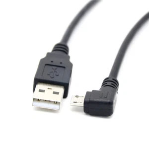 Angled USB Charger Data Cable Cord Lead For Wacom Intuos Art Pen CTH690AK Tablet - Picture 1 of 2